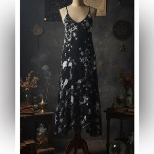 RELIGION Revolution Star Print Festival Maxi Dress NWT XXS Whimsigoth Witch